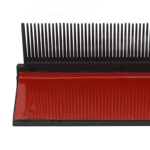 Carbonfaser Haarkamm Splint schwarz 9,2x3x3 cm 2