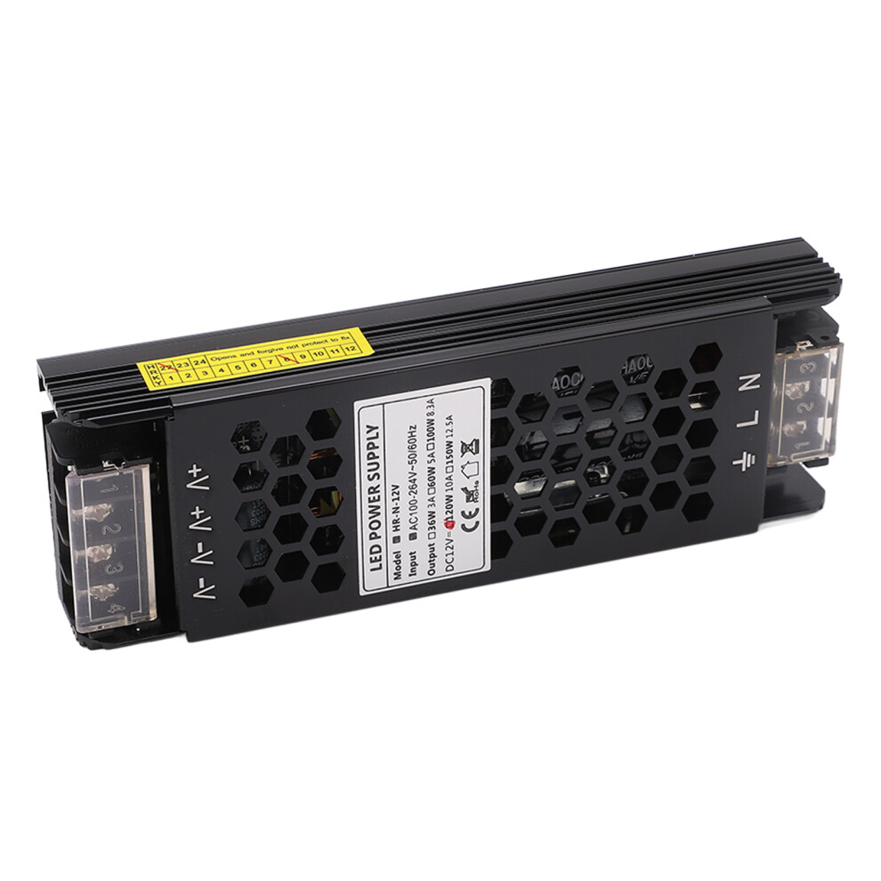 Led Driver 120W Dc12v Hollow Case Fast Heat Dissipation Constant Voltage Power Supply Adapter Ac100â264V 8771320739322