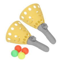 2 piezas Juguete de balón con catapulta doble, 105 g, Color: Pics