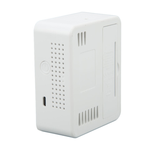 Detector de CO2 9x7x3.5cm blanco USB 18650 1500mAh 2