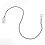 2 Stück Nylon/Silikon Hörverstärker Lanyard BTE 11