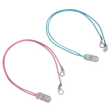 Pink-Blau Hörverstärker-Lanyard - Praktischer Clip-Halter für Garten & Sport