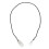 2 Stück Nylon/Silikon Hörverstärker Lanyard BTE 8