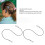 2 Stück Nylon/Silikon Hörverstärker Lanyard BTE 5