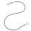 2 Stück Nylon/Silikon Hörverstärker Lanyard BTE 12