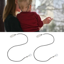 2 Stück Nylon/Silikon Hörverstärker Lanyard BTE