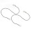 2 Stück Nylon/Silikon Hörverstärker Lanyard BTE 13