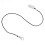 2 Stück Nylon/Silikon Hörverstärker Lanyard BTE 6