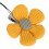Monaurales Hörgerät Clip-Lanyard - Blumen-Design 12