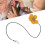 Monaurales Hörgerät Clip-Lanyard - Blumen-Design 16