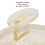 3-teiliges Glitter-Gold Shampoo-Bürsten-Set, Massagegerät 10