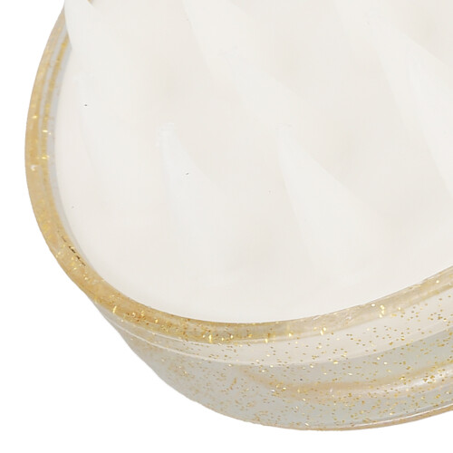 3-teiliges Glitter-Gold Shampoo-Bürsten-Set, Massagegerät 2