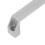 2 Stück Türzuggriff 180mm Lochabstand Silber 10