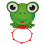 Frog Mini hängender Basketballkorb 15 cm Ring 147 g 3