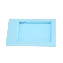 Photo Frame Plastic Rectangle Desktop Classical Stand Picture Frame for Fujifilm for Instax Mini 3in Photos Sky Blue