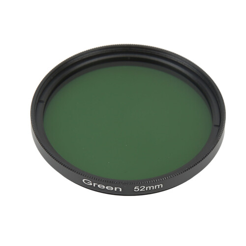 52-mm-grüner Objektivfilter, 30 g, optisches Glas 2