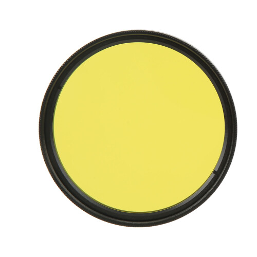 52 mm Objektivfilter aus optischem Glas 2,0 Zoll gelb 1