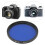 Blau 52-mm-Objektivfilter, optisches Glas 2,0 Zoll 1