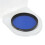 Blau 52-mm-Objektivfilter, optisches Glas 2,0 Zoll 5