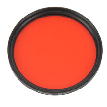 Filtro de color completo de 55 mm, vidrio óptico, naranja, 30 g