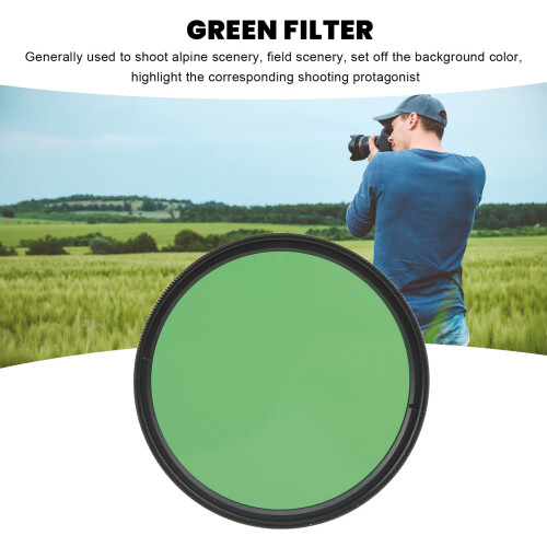 55mm Vollfarbfilter, optisches Glas, Grün 2
