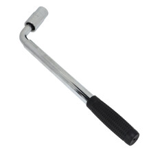 Teleskop-Ringratsche mit 2 Nüssen, 17-23 mm, ausziehbar auf 48 cm