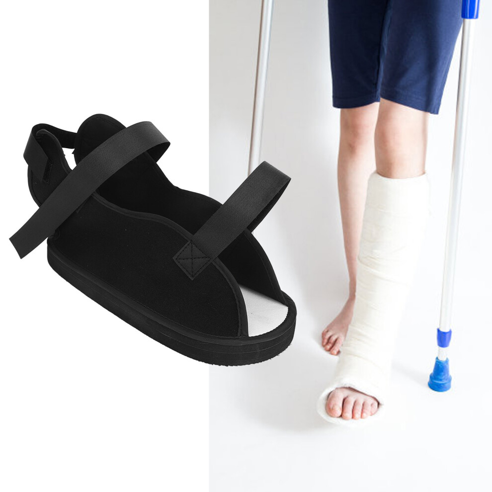 Post Op Shoe Open Toe Fracture Plaster Protective Leg Foot Supports Health Supplies Equipment L