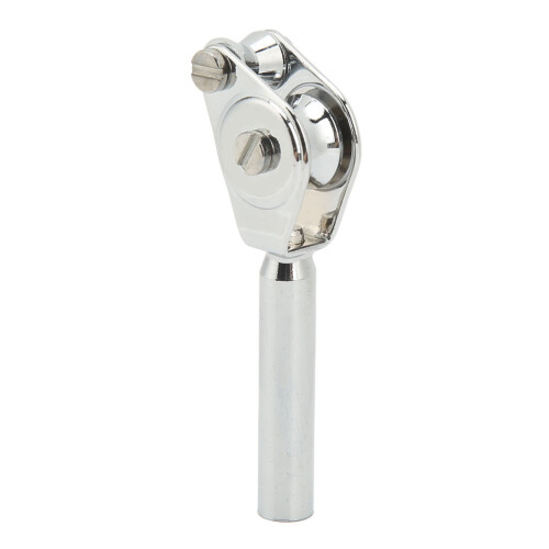 Guía de doble polea de aluminio para pesca 5mm/0.2in 1