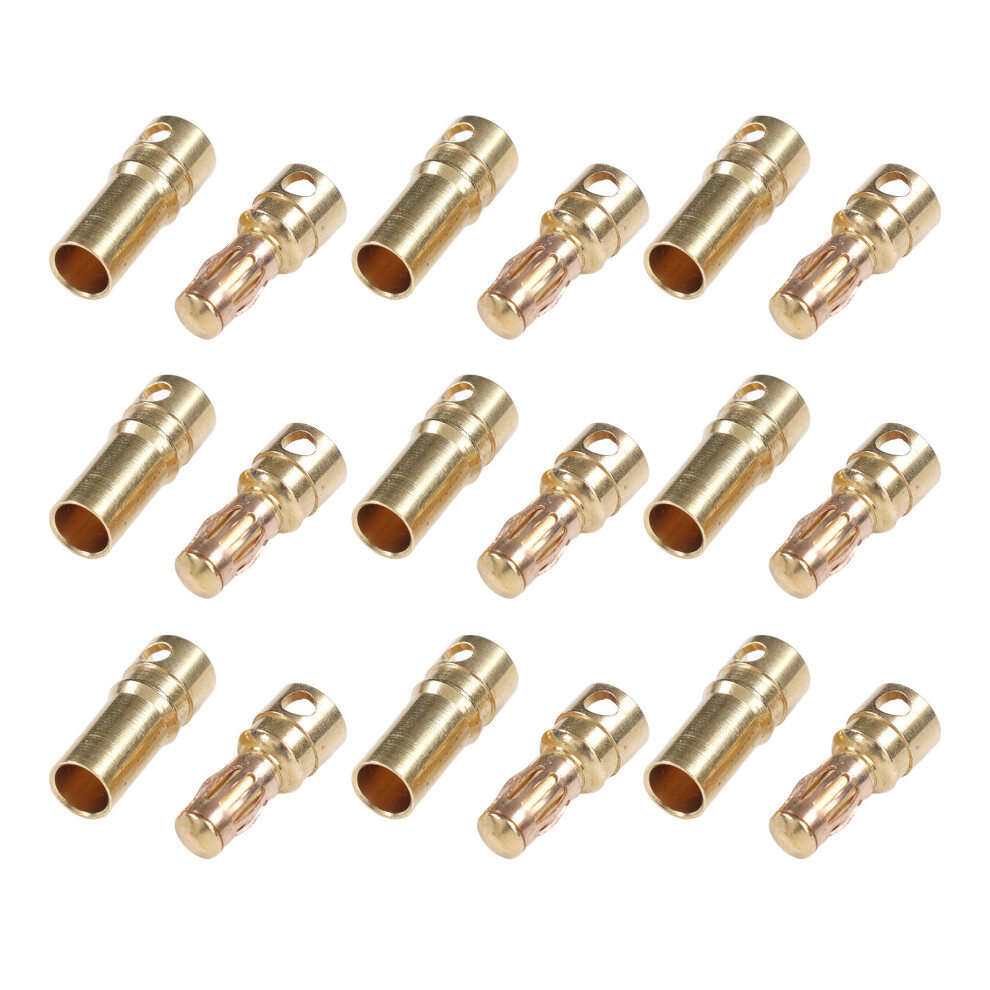 30 Pairs Banana Connectors Plugs Gold Plated Corrosion Preventing Brass Male Female Connector Plug Set 5061320748855