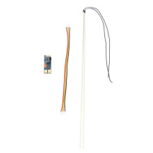 490mm LED-Hintergrundstreifen Fiberglas Blau, 12-28V