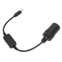 5V USB-C 12V KFZ-Zigarettenanzünder-Adapter,11,8 Zoll,12W schwarz