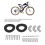 9-Loch-Hinteres Ritzel-Montage-Gummi-Pads-Kit 48-80cc 6