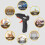 Mini pistola de pegamento caliente sin cable 3.7V 2400mAh cable USB 6