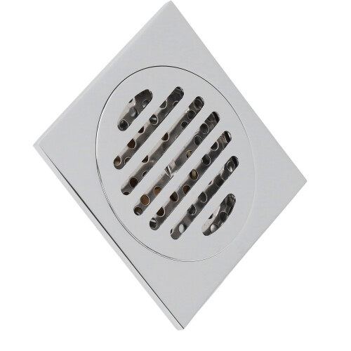 Bodenablauf 304SS Kupfer-Runddeckel, Groß 10cm 2