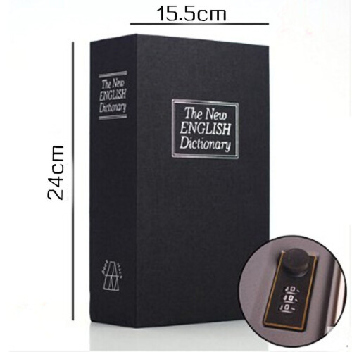 Diversion Buch-Safe Medium Schwarz 24 x 15,5 x 5,5 cm 2