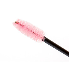 50-teiliges Wimpernbürsten-Set - Mini-Spirale, rosa Griff