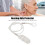 Monaurales Hörgerät-Clip - Transparentes Nylon 11