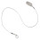 Nylon-Hörgeräte-Lanyard mit 3 Silikonringen 6