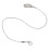 Nylon-Hörgeräte-Lanyard mit 3 Silikonringen 13