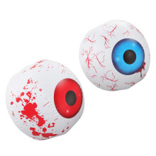 2er-Set Eyeball-Lampe 60x60 cm 12-Farben 150 mAh Blau/Rot