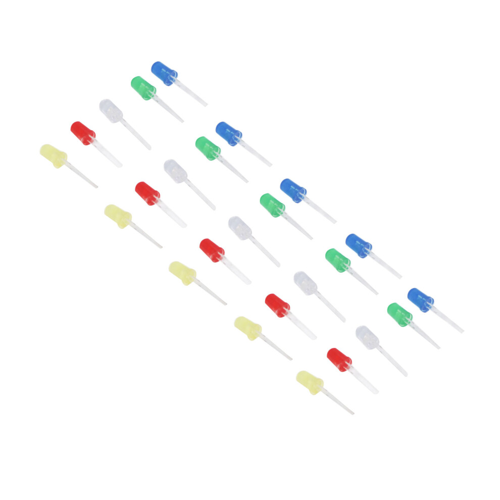1000Pcs Led Light Emitting Diode Assortment Kit Bulb Lamp Components Round 5 Colors 5Mm 8281320762065