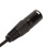 XLR-Stecker männlich zu 2-RCA-Kabel 1 m schwarzes Nylonkabel 3.3ft 7
