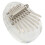 Crystal Kalimba mini de 8 teclas con cordón 6