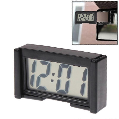Ψηφιακό ηλεκτρονικό ρολόι αυτοκινήτου LCD, αξεσουάρ εσω