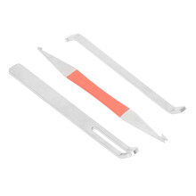 Kit de herramientas de reparación de saxofón, 3 piezas, gancho de resorte para afinación y alicates para reparación de orificios de sonido