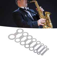 8-teiliges Sax-Pad-Reparaturset – Metall Silber Leicht