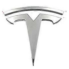(Y Silver Baksida) Metallersättningsklistermärke för Tesla Model 3 Y Fram Bak Bagagelogotyp Ersätt Emblem
