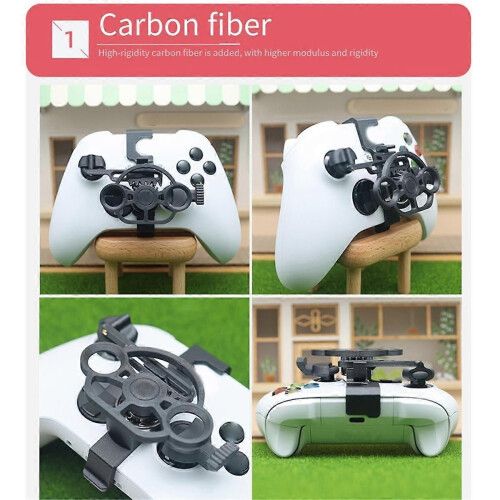 Mini Steering Wheel for XboxSeries Handle Built-in Spring Assists Centering Gaming Handle Accessories I 2