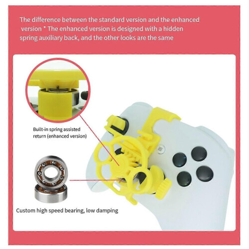 Mini Steering Wheel for XboxSeries Handle Built-in Spring Assists Centering Gaming Handle Accessories I 1