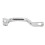 Rear Passenger Seat Left Handle Motorcycle Rear Left Grab Handle Armrest Replacement for CG125 Cafe 2